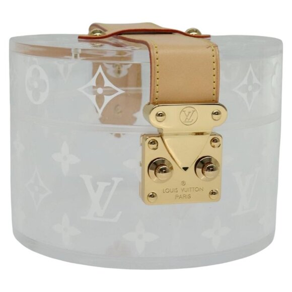 LOUIS VUITTON Monogram Boite Scott Accessory Case Clear GI0203 LV Auth 127166 - Picture 1 of 16